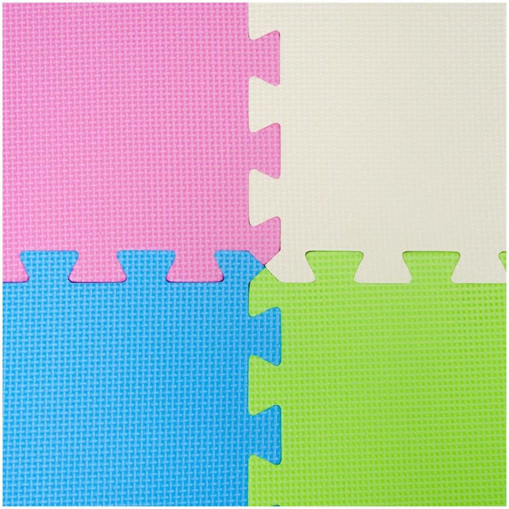 Tappeto Puzzle Per Bambini Da Zero Morbido Tappetino Gioco Neonati Pastello - Foto 2