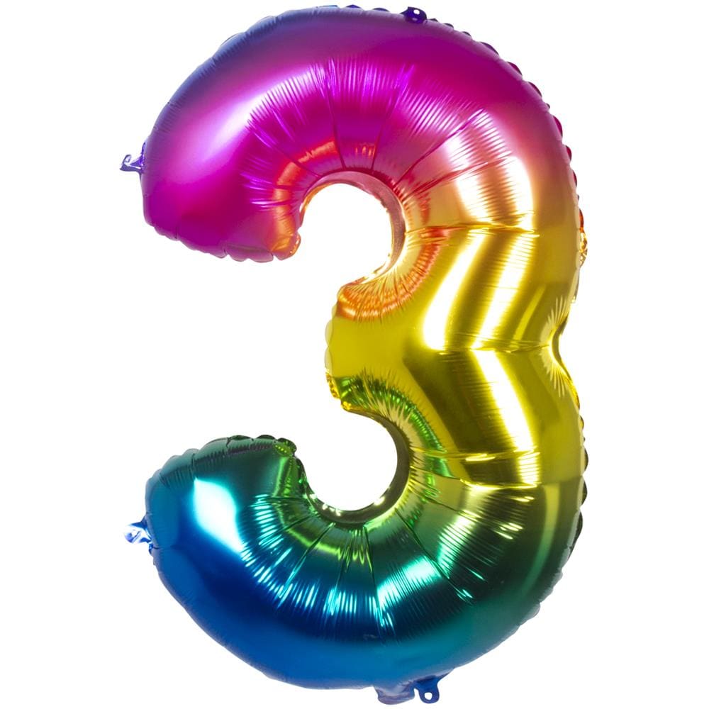 Palloncino Alluminio Numero Multicolor 86 Cm - Foto 2