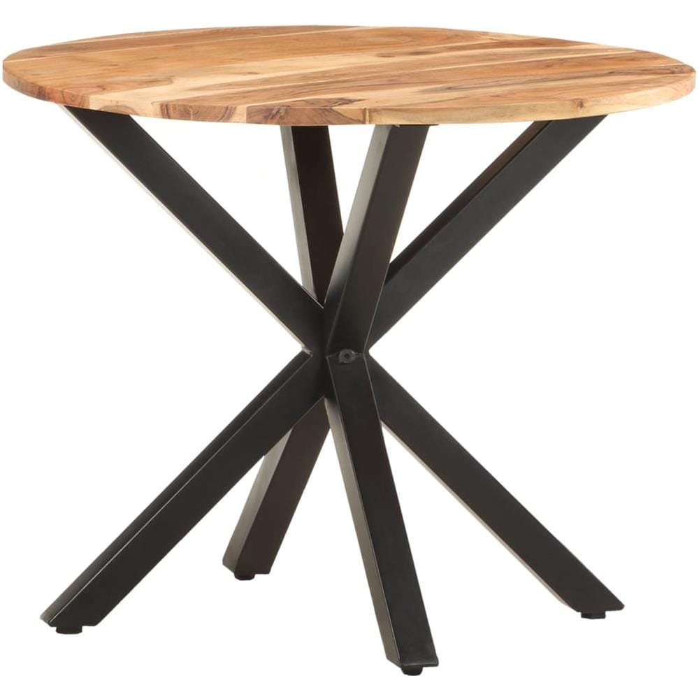 Tavolino Di Servizio 68x68x56 Cm In Legno Massello Di Acacia - Foto 1