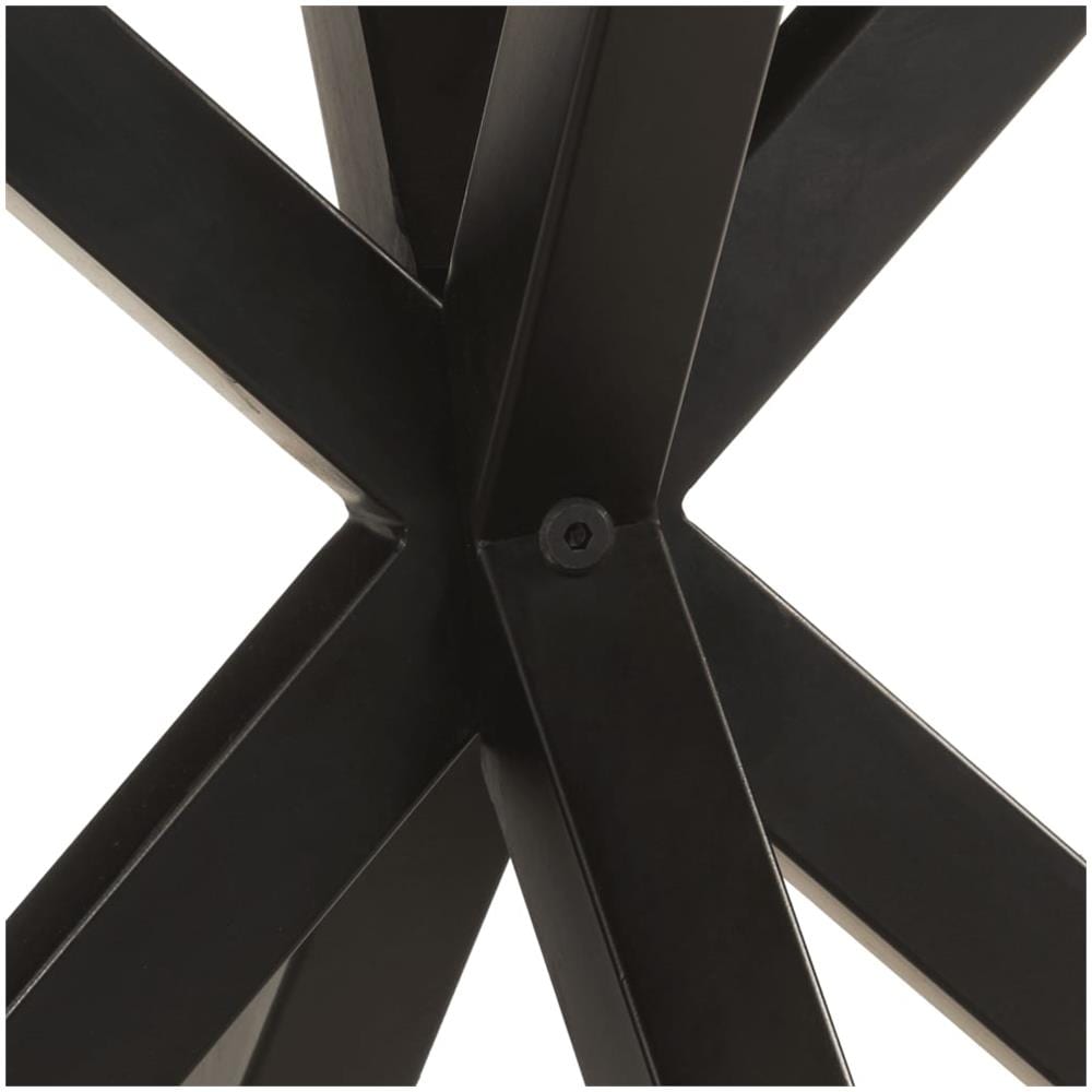 Tavolino Di Servizio 68x68x56 Cm In Legno Massello Di Acacia - Foto 2
