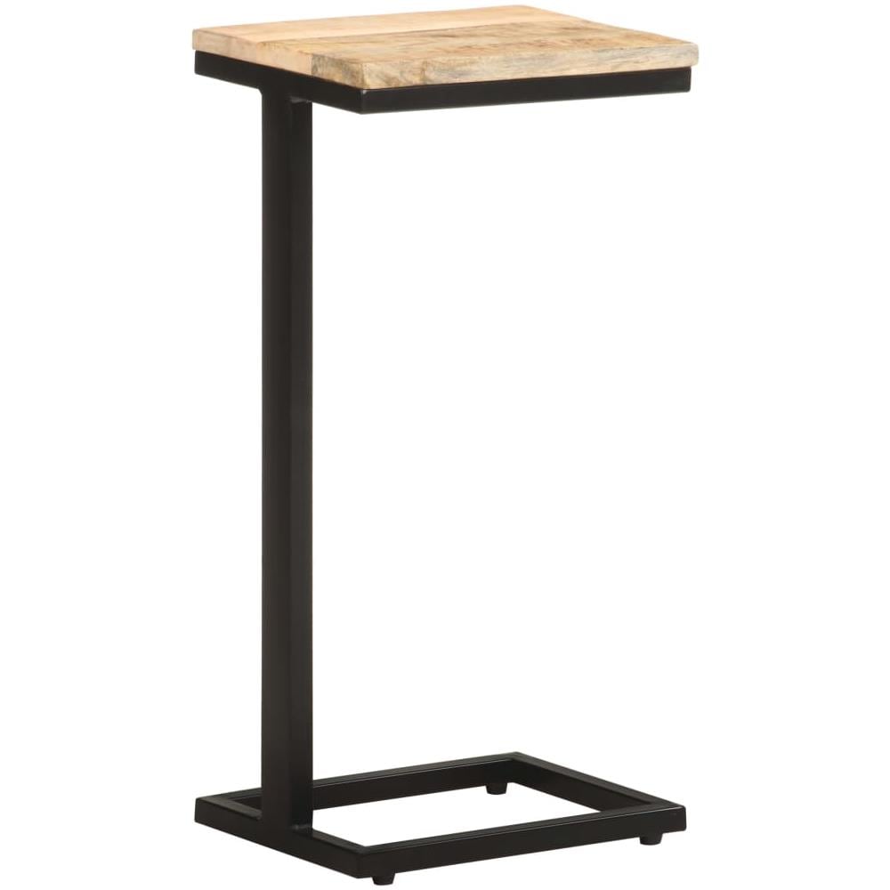 Tavolini Laterali 2 Pz 31,5x24,5x64,5 Cm Legno Di Mango Grezzo - Foto 2