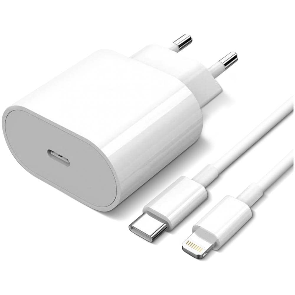 Caricatore Da Muro Usb-c 20w + Cavo Lightning Power Delivery Originale Apple - Foto 1