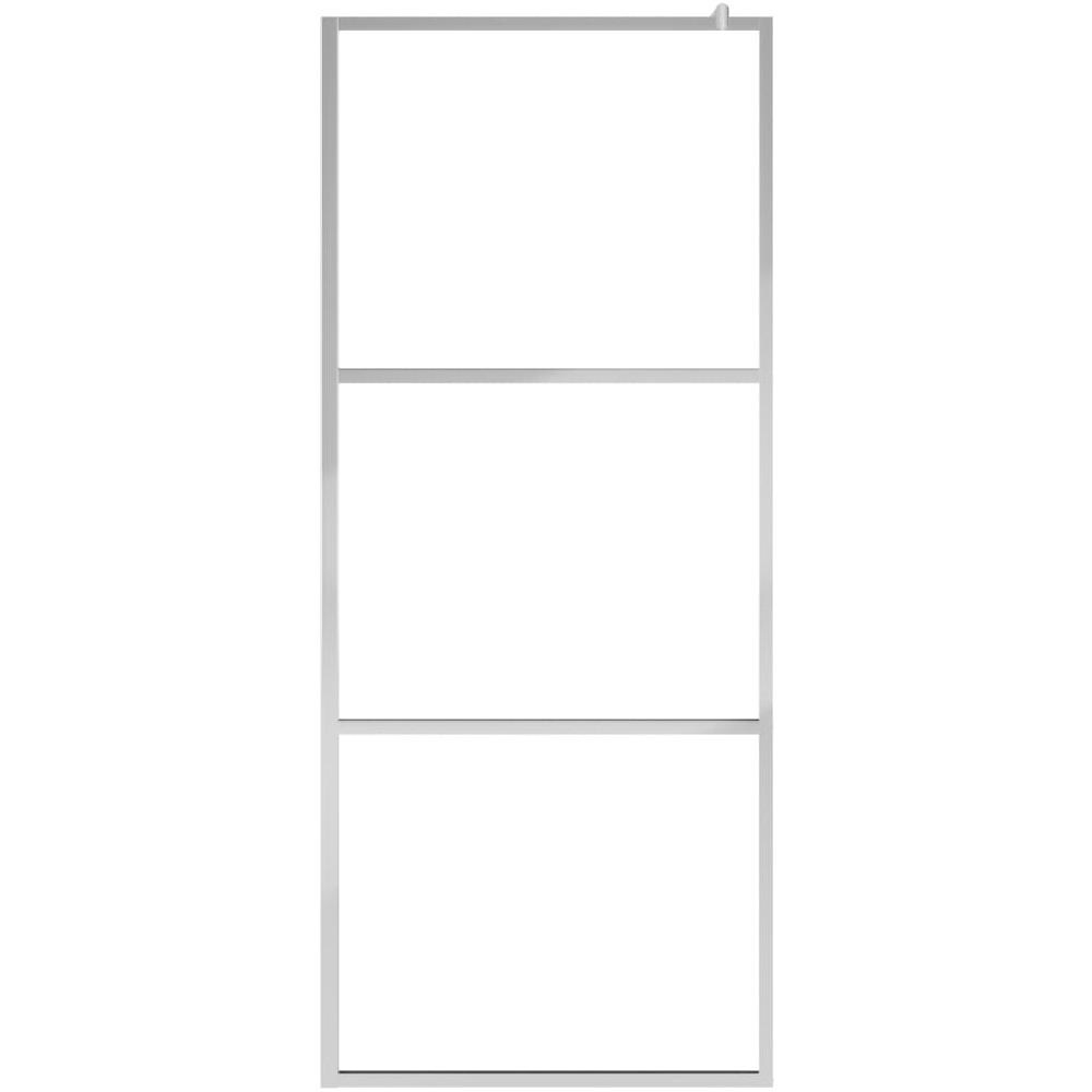 Parete per Doccia Walk-in Vetro Semi Smerigliato ESG 90x195 cm - Foto 2