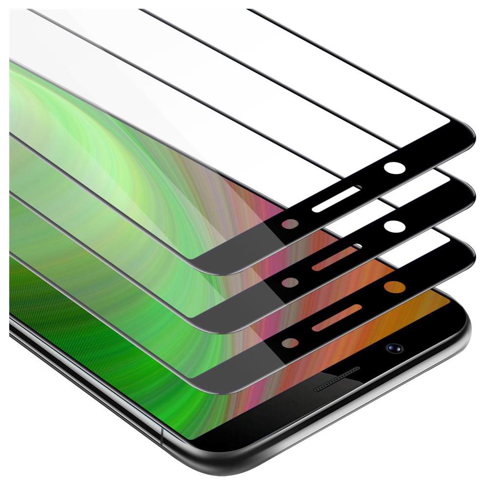 3x Pellicola Armatura A Schermo Intero Compatibile Con Vivo Y71 In Trasparente Con Nero - 3x Vetro Temperato (tempered) Di Protezione Del Display In Durezza 9h Con 3d Touch - Foto 1