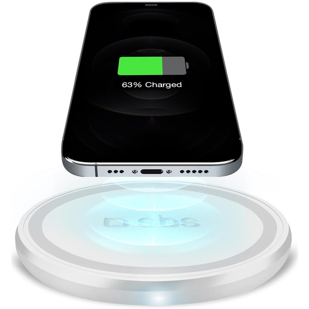 Caricatore Qi Wireless Con Base Di Ricarica Rapida 10 Watt - Foto 1