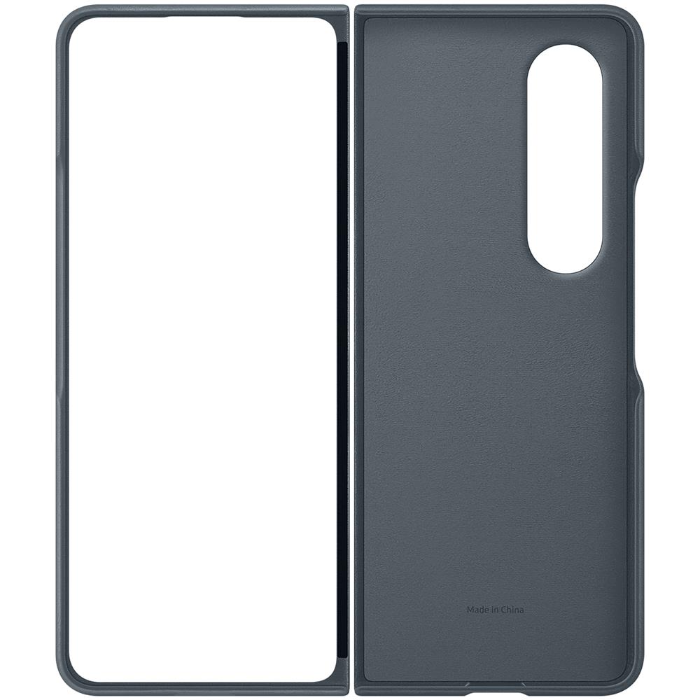 Cover Leather Samsung Ef-vf936ljegww Per Galaxy Z Fold4 Sm-f936b Moss Gray - Foto 6