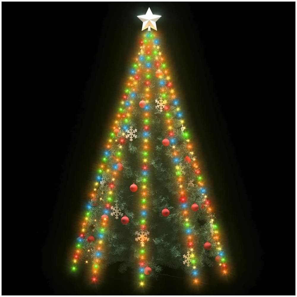 Rete di Luce per Albero di Natale 400 LED Multicolori 400 cm - Foto 3