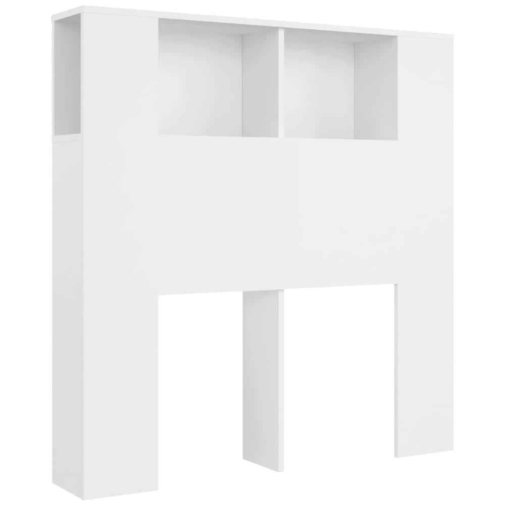 Testiera Con Contenitore Bianco 100x18,5x104,5 Cm - Foto 2