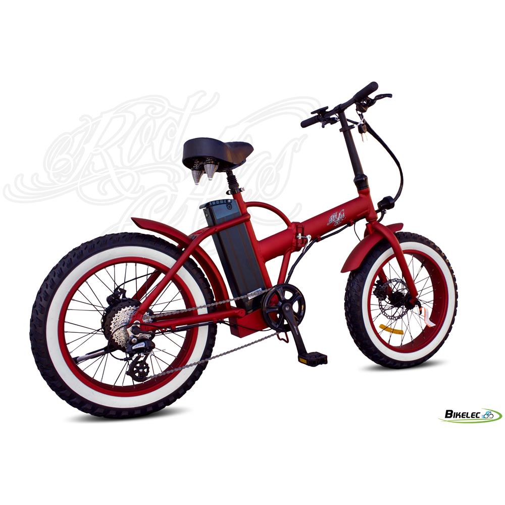 Fatty - Rosso Metallico - 250w / 20ah - Bicicletta Elettrica Fat - Bicicletta Elettrica Fat Da 20 Pollici - Foto 2