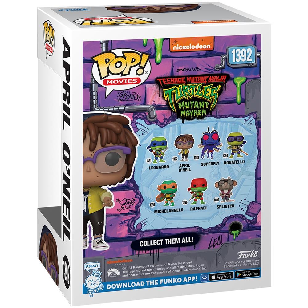 Movies Pop! Teenage Mutant Ninja Turtles: Mutant Mayhem Vinyl Figure April O'neil 9 Cm - Foto 2