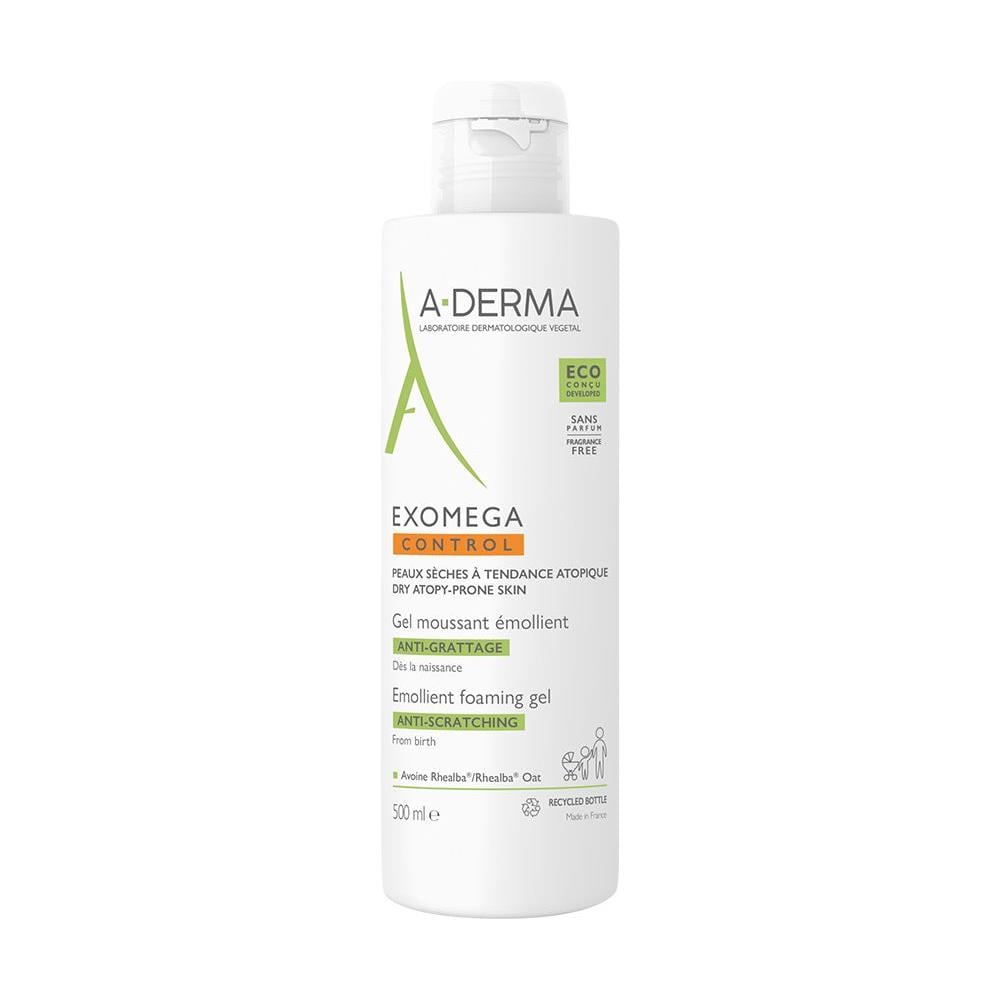 , Exomega Control, Emolliente, Gel Detergente, Per Viso E Corpo, 500 Ml - Foto 1