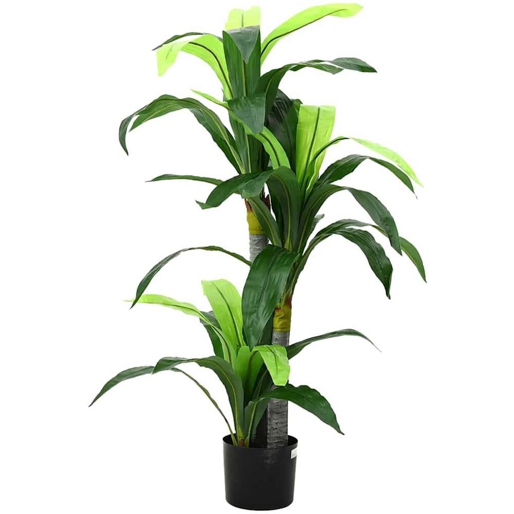 Albero di Dracaena Artificiale 36 Foglie 120 cm Verde - Foto 1