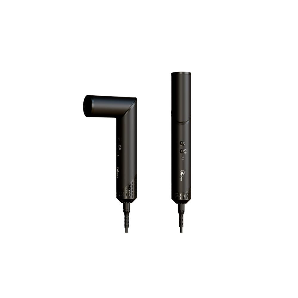 Asciugacapelli ARPHON03 con 3 Livelli di Velocità Potenza 1500 W Colore Nero - Foto 1