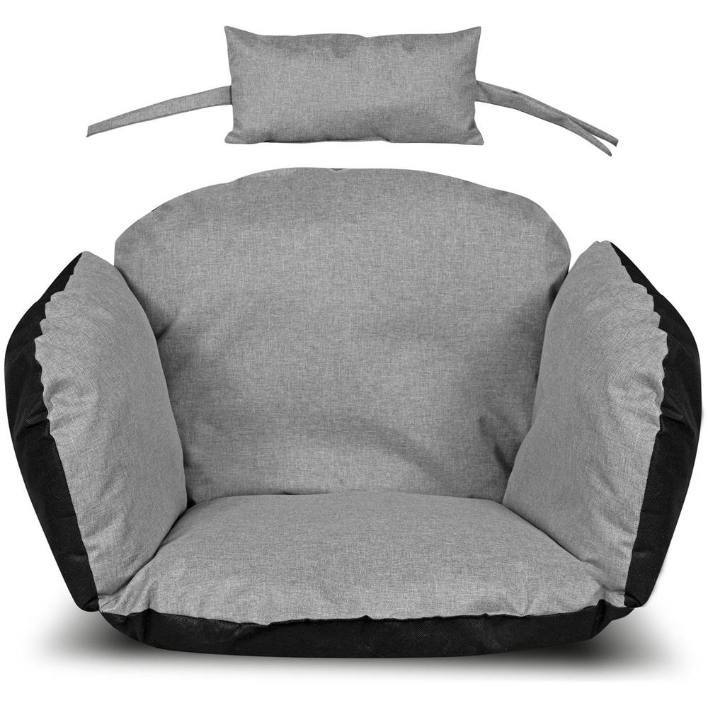 Cuscino da giardino impermeabile grigio 112x113 cm per sedia sospesa - Foto 1