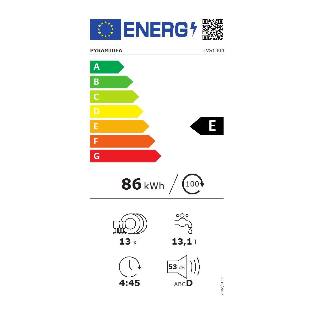 Lavastoviglie 13 Coperti Colore Bianco Classe Energetica E Lvs1304w - Foto 5