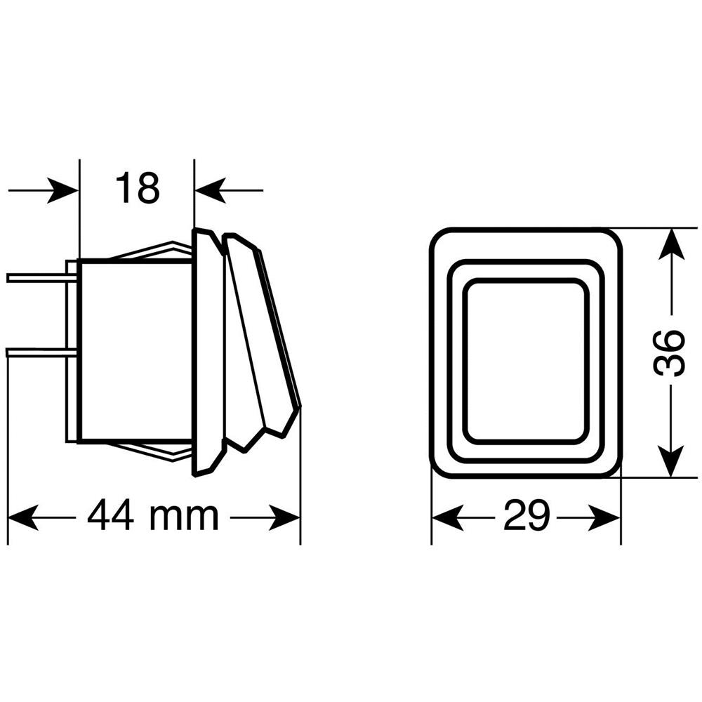 Interruttore Impermeabile 12/24v Con Led Blu - Foto 6