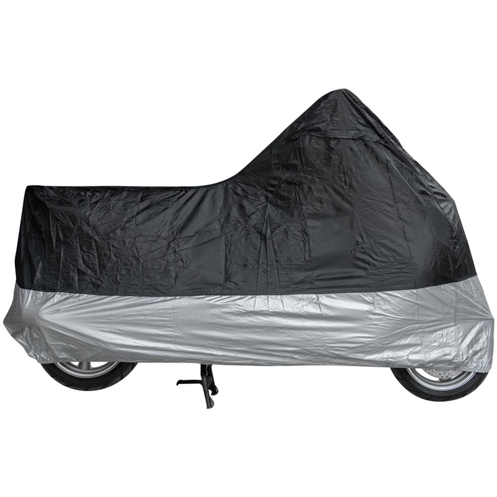 Telo Copri Moto Scooter Naked Customo Impermeabile Pvc Universale Argento Nero - Foto 2