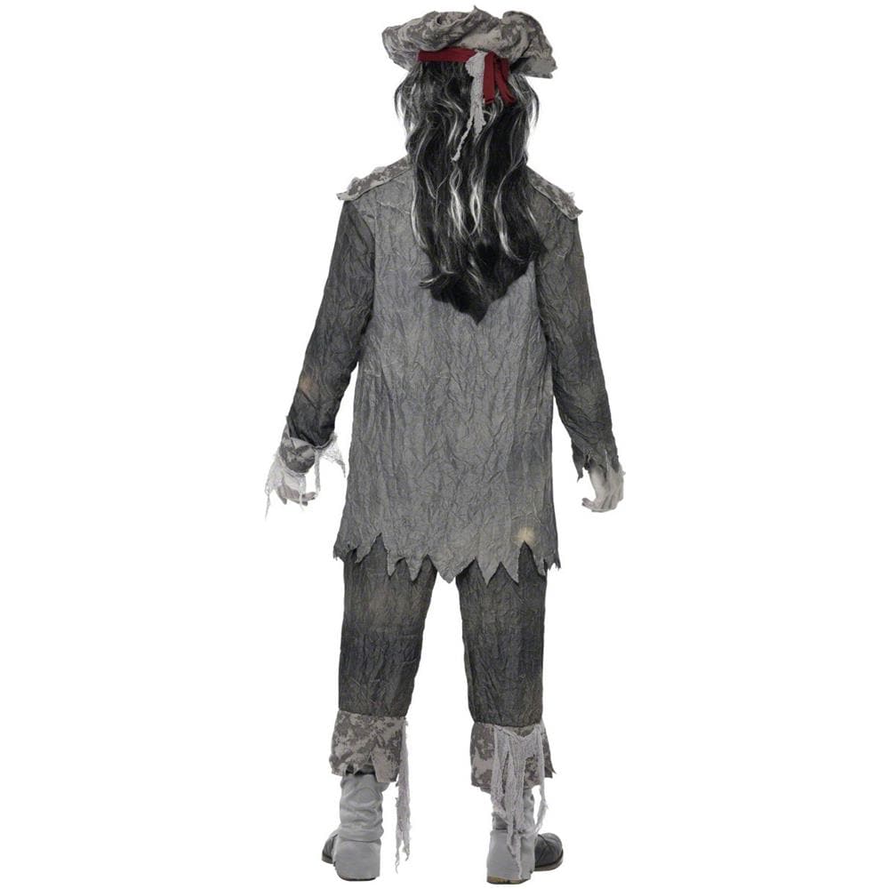 Costume Da Pirata Fantasma Di Halloween Per Uomo - Taglia: Xl - Foto 2