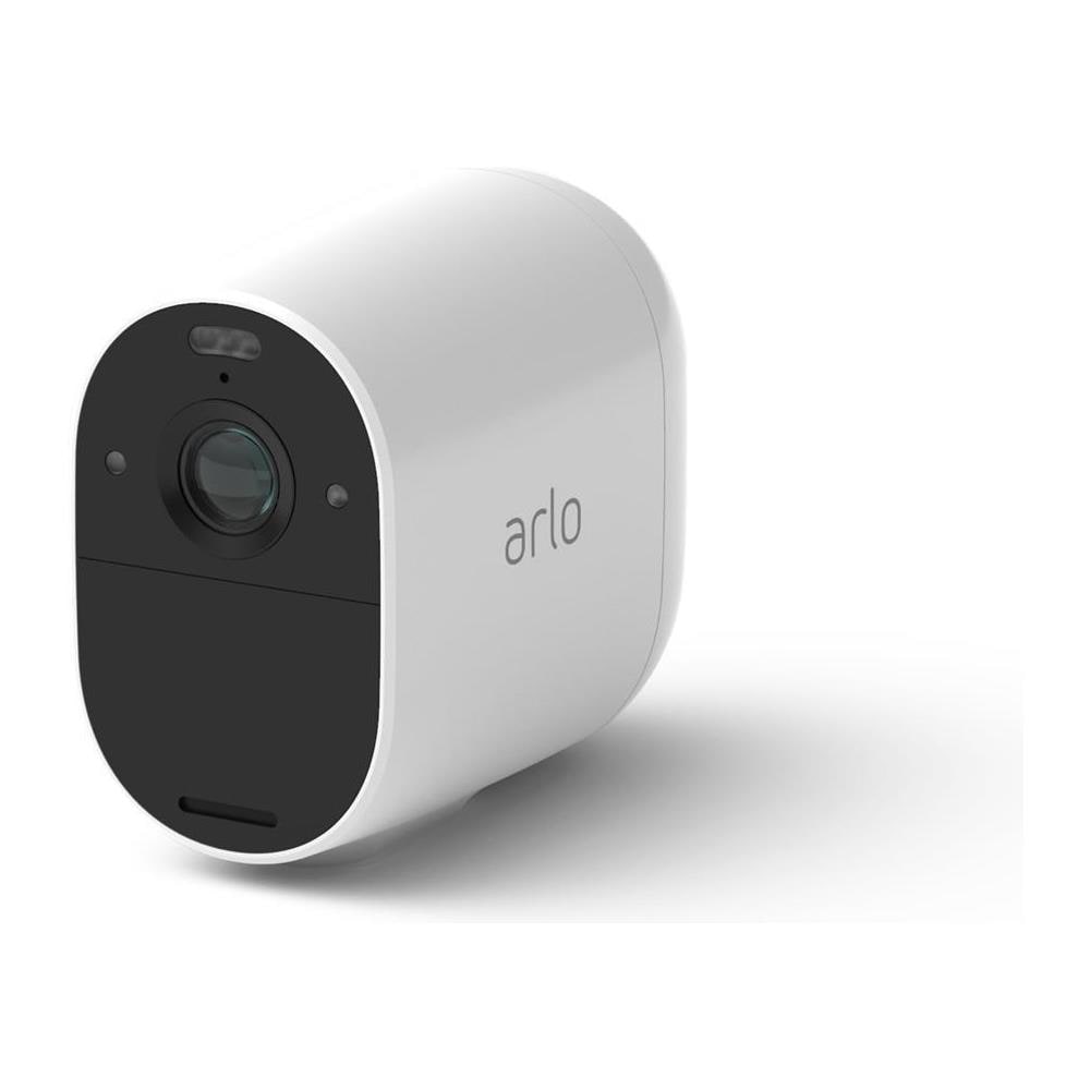 3 Telecamere Sorveglianza Wifi senza fili, 1080p, Visione notturna a colori, Audio 2 vie, interno / esterno, Faro e sirena integrati, non richiede Base, Bianco - Foto 2