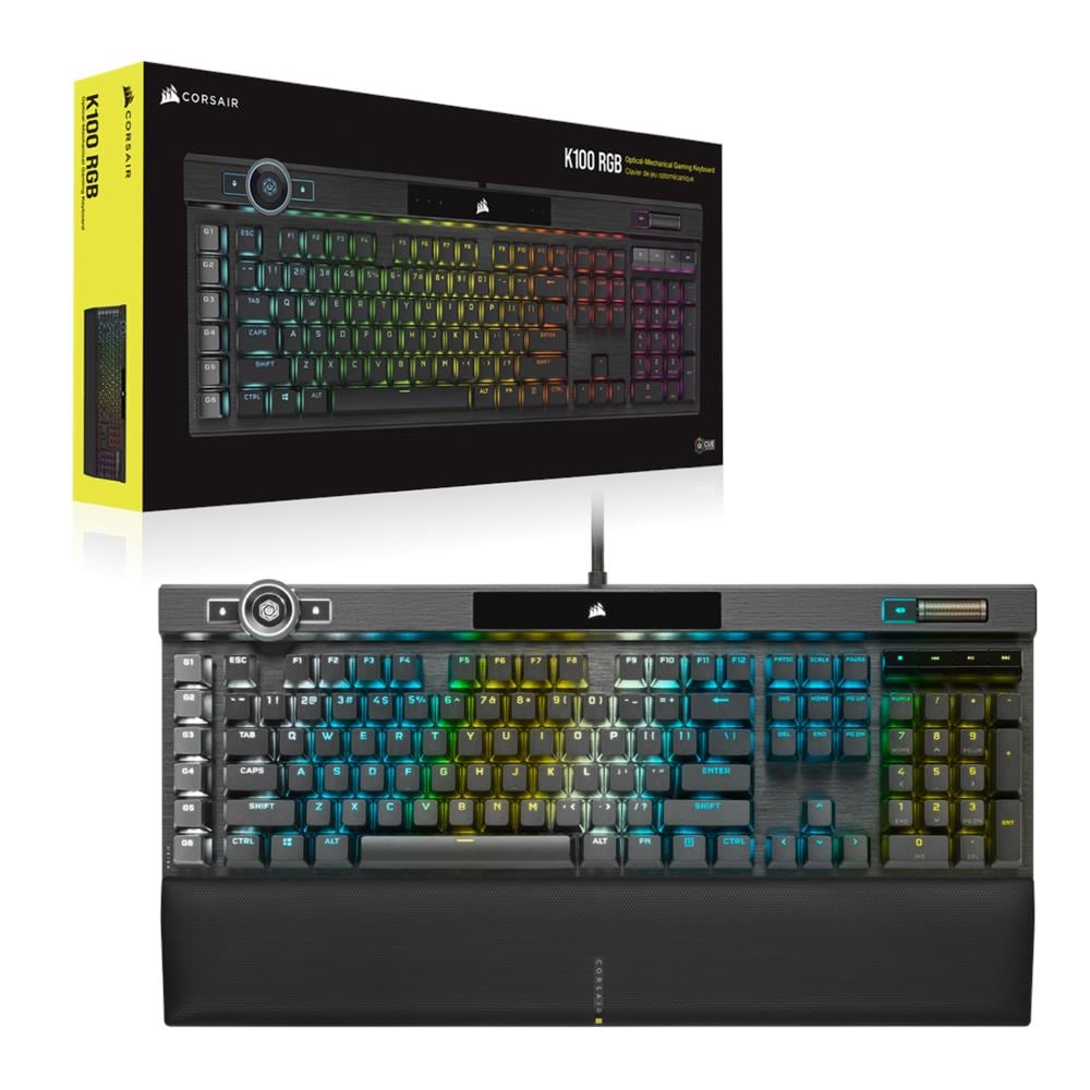 K100 Rgb Mechanische Kabelgebundene Gaming Tastatur Cherry Mx - Foto 3