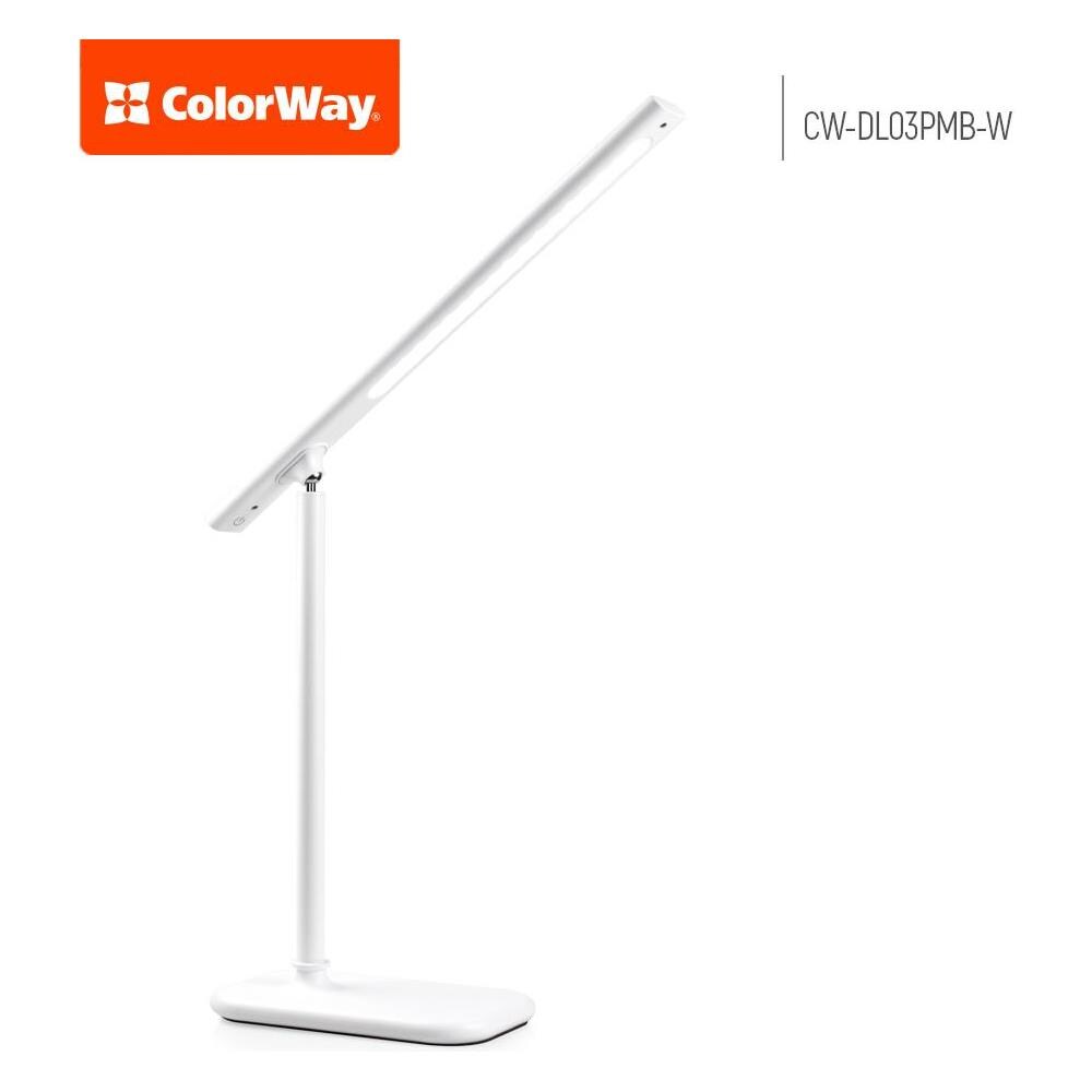 Lampada Da Tavolo A Led Portatile E Flessibile Con Batteria Incorporata Bianca, Lampada Da Tavolo, 3 H, 5 V, 0,5 Ah - Foto 2