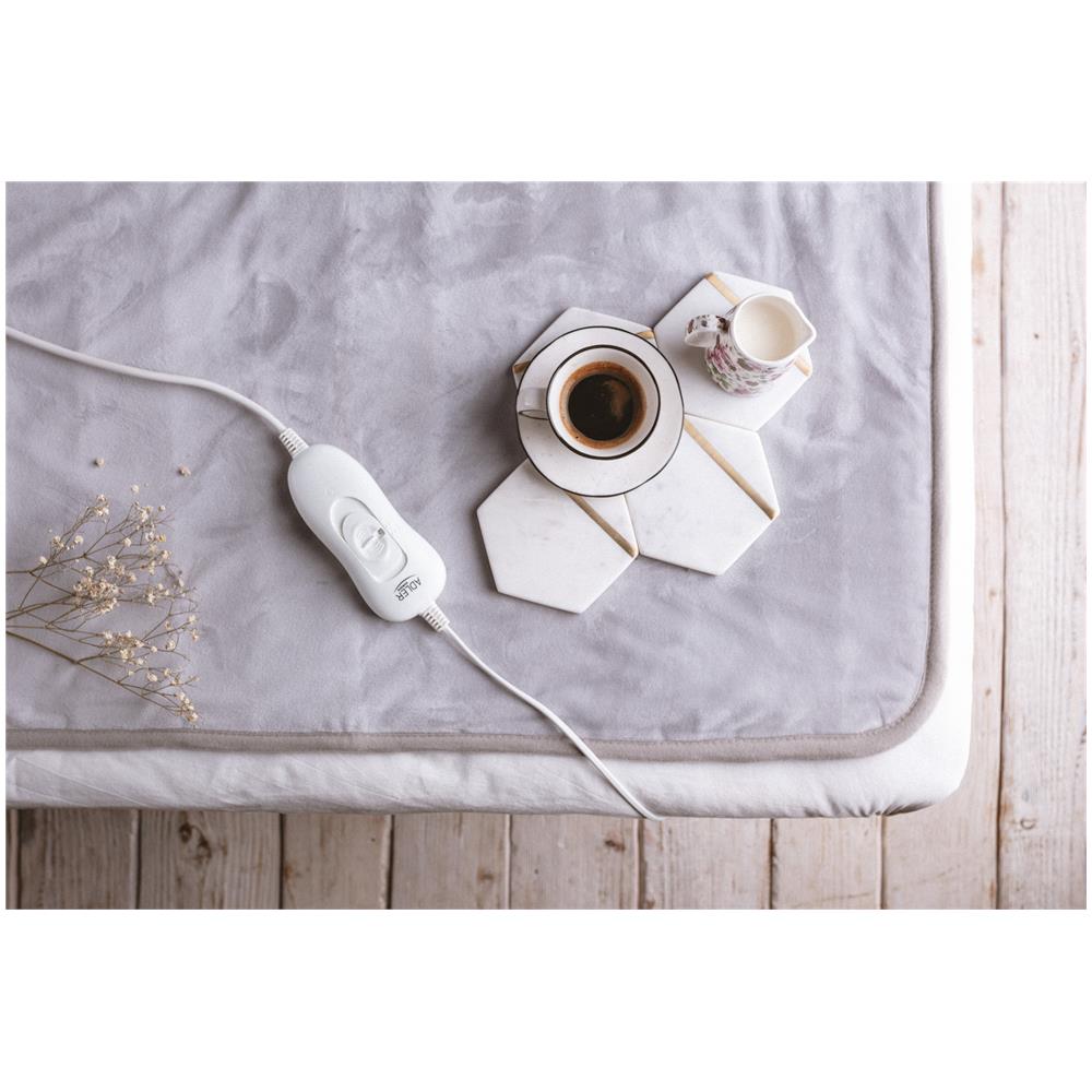 Adler Ad7425 Scaldaletto Elettrico 150 X 80 Cm, 3 Livelli Di Temperatura, Lavabile 60w Viola - Foto 8