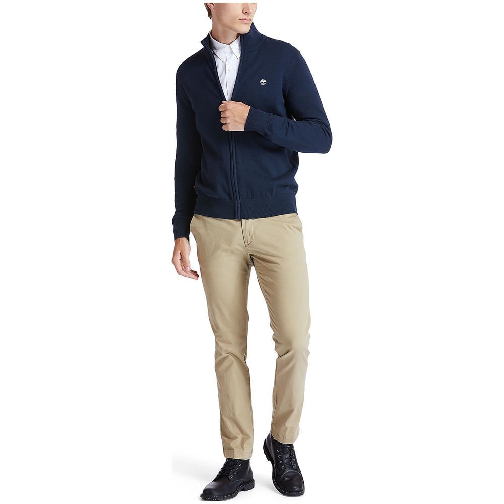 Maglione Da Uomo Full Zip Williams River Blu Taglia M Codice A2bmz433 - Foto 5