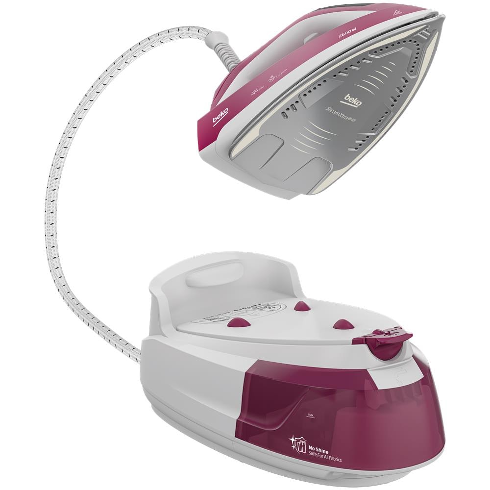 SGA 6126 R Ferro da Stiro con Caldaia Continua Potenza 2600 Watt Colore Bianco / Viola - Foto 2