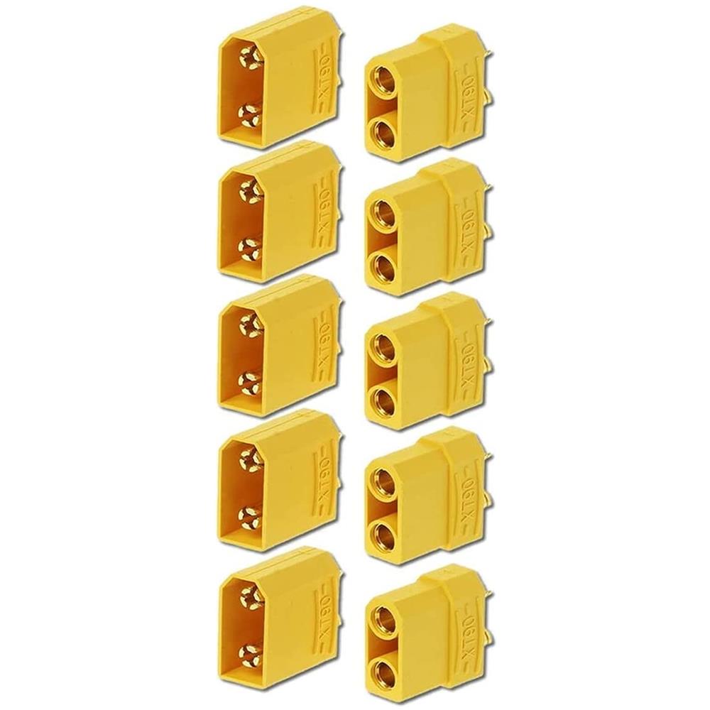 5 Paia Di Connettori Xt90 Di Alta Qualità, Maschio-femmina, Connettori Per Batterie Da Modellismo Rc Lipo - Foto 1