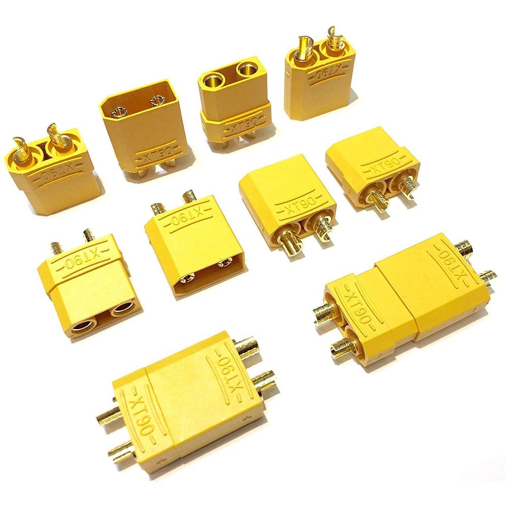 5 Paia Di Connettori Xt90 Di Alta Qualità, Maschio-femmina, Connettori Per Batterie Da Modellismo Rc Lipo - Foto 3