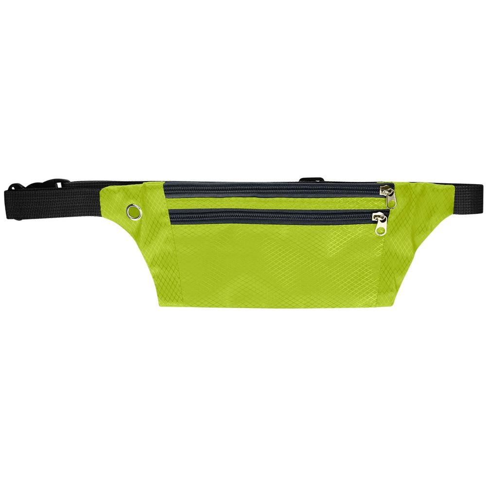 Marsupio Sportivo Multitasche Con Cerniera Bande Riflettenti Regolabile Giallo - Foto 1