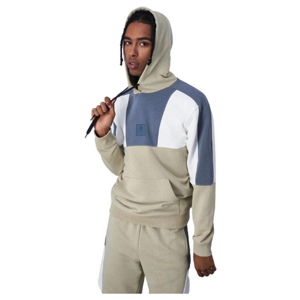 Felpa Uomo Color Block French Terry - Foto 1