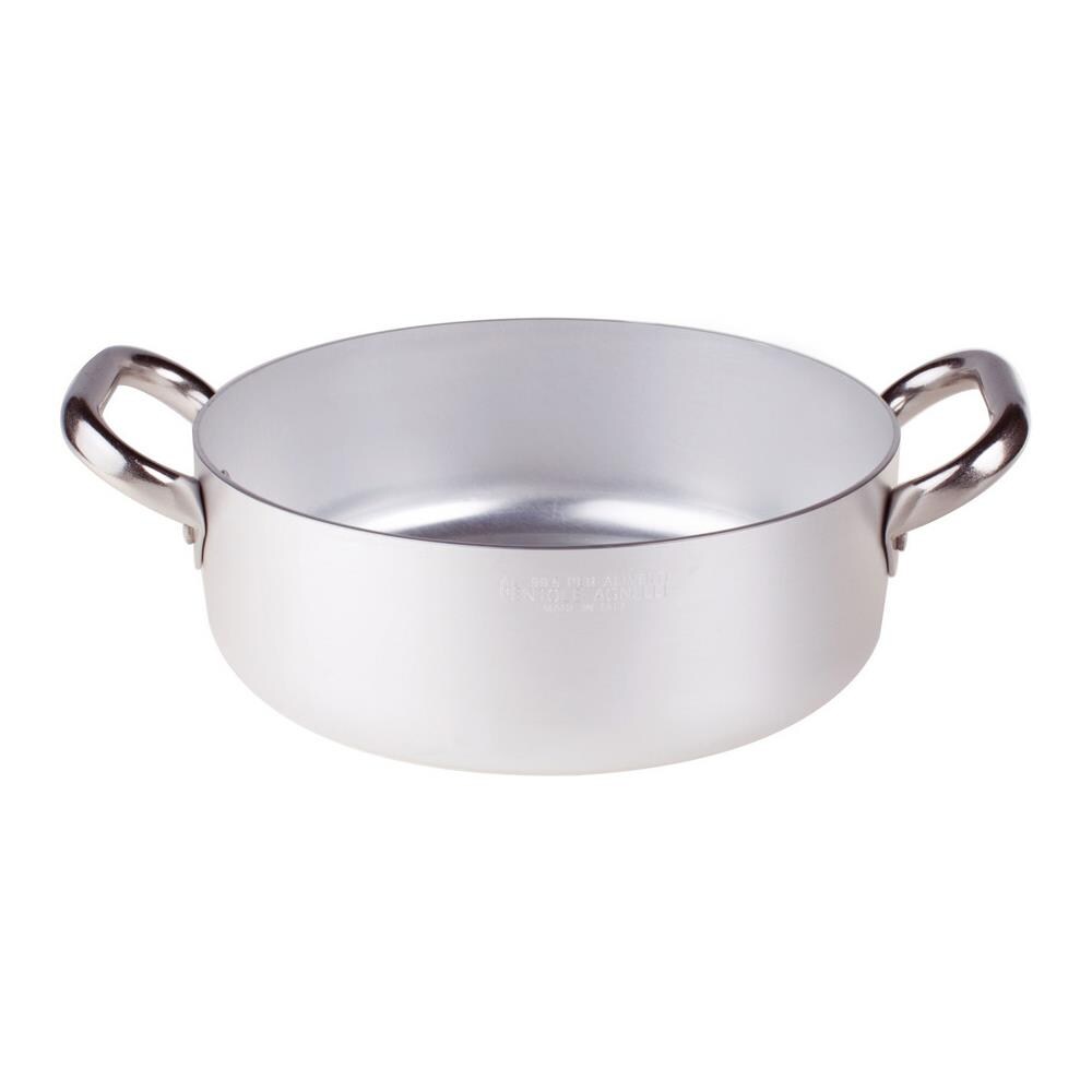Casseruola Bassa 2 Maniglie Diametro 45 cm - Linea Alluminio 3 mm - Foto 4