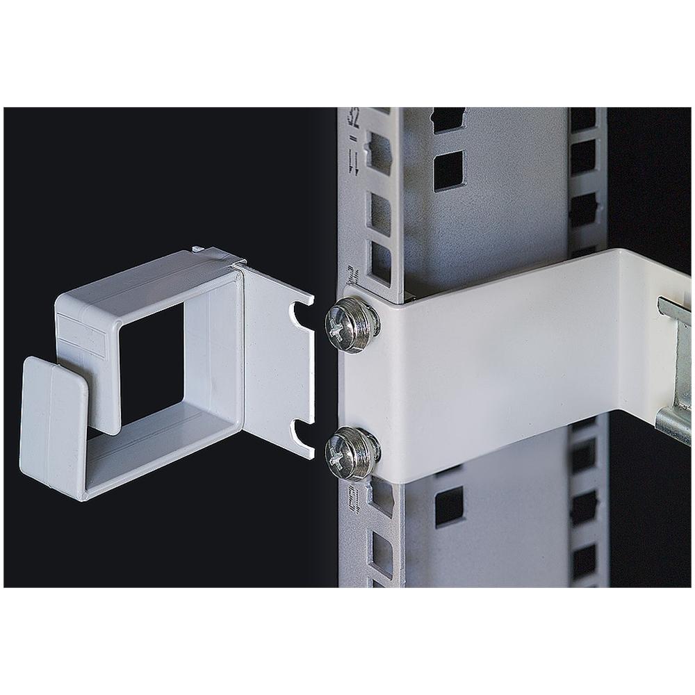 I-CASE RING-BKL - Anello Passacavi Laterale per Armadi Rack Nero - Foto 2