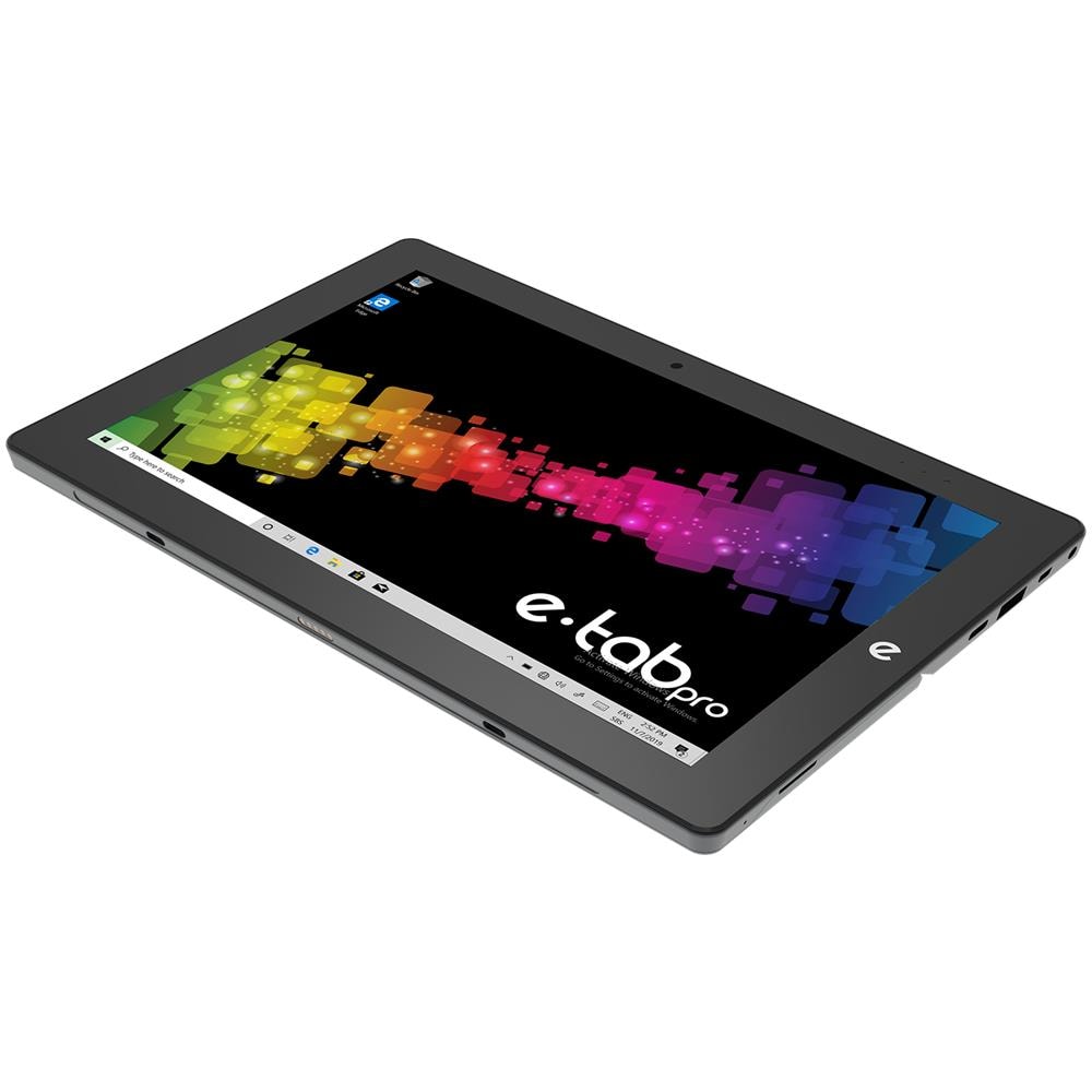 E-Tab Pro 10.1 Nero 10.1" Full HD Dual Core RAM 4GB Memoria 64 GB +Slot MicroSD Wi-Fi Fotocamera 5Mpx Windows 10 Pro - Italia - Foto 2