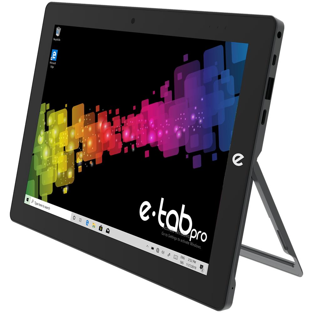 E-Tab Pro 10.1 Nero 10.1" Full HD Dual Core RAM 4GB Memoria 64 GB +Slot MicroSD Wi-Fi Fotocamera 5Mpx Windows 10 Pro - Italia - Foto 1