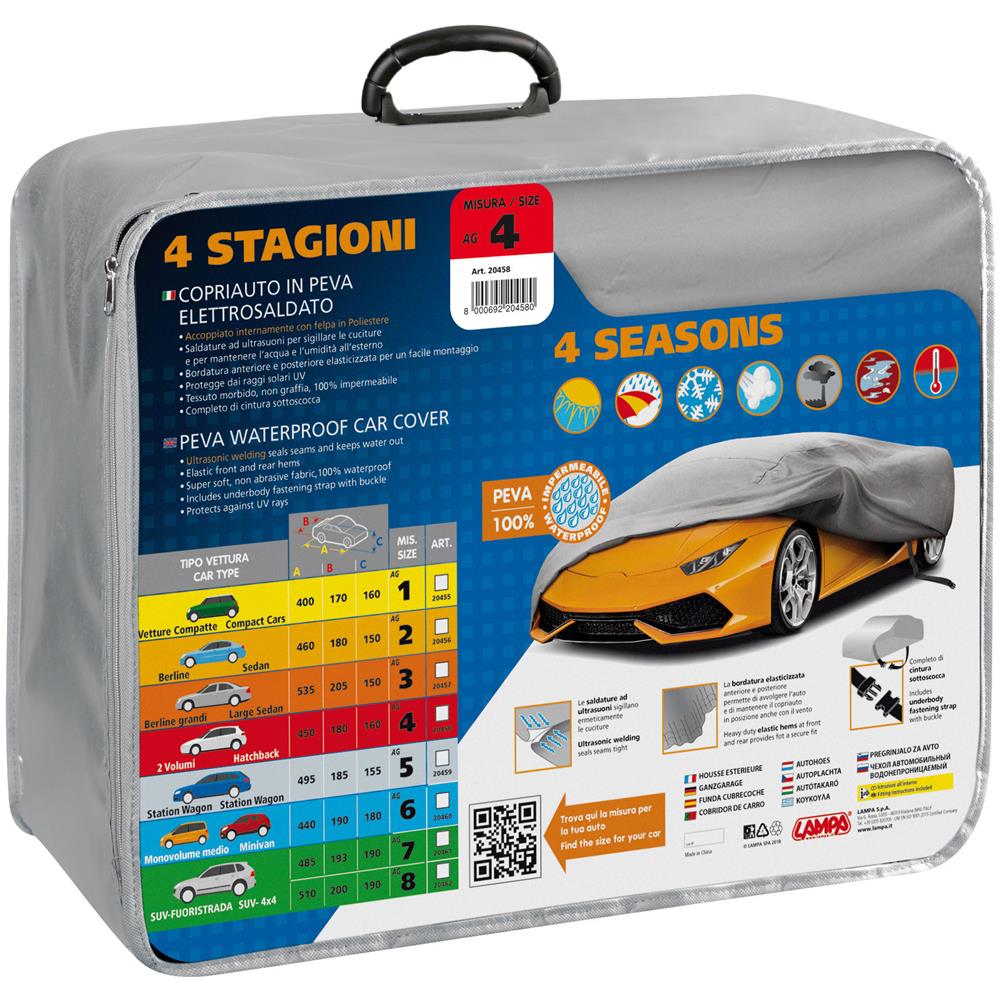 20458 4 Stagioni Copriauto In Peva Elettrosaldato Ag-4 - Foto 2