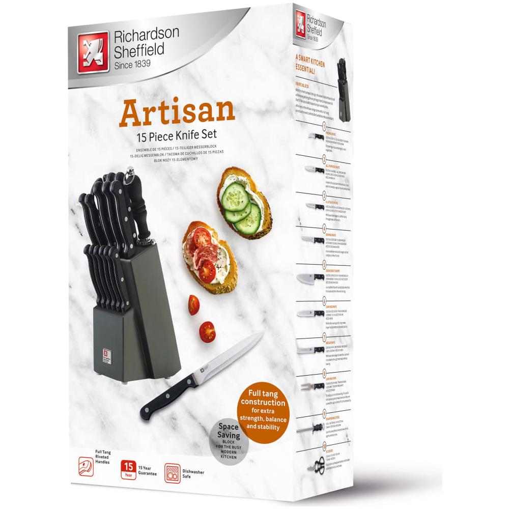 Set Coltelli Da Cucina 16 Pz Artisan - Foto 4