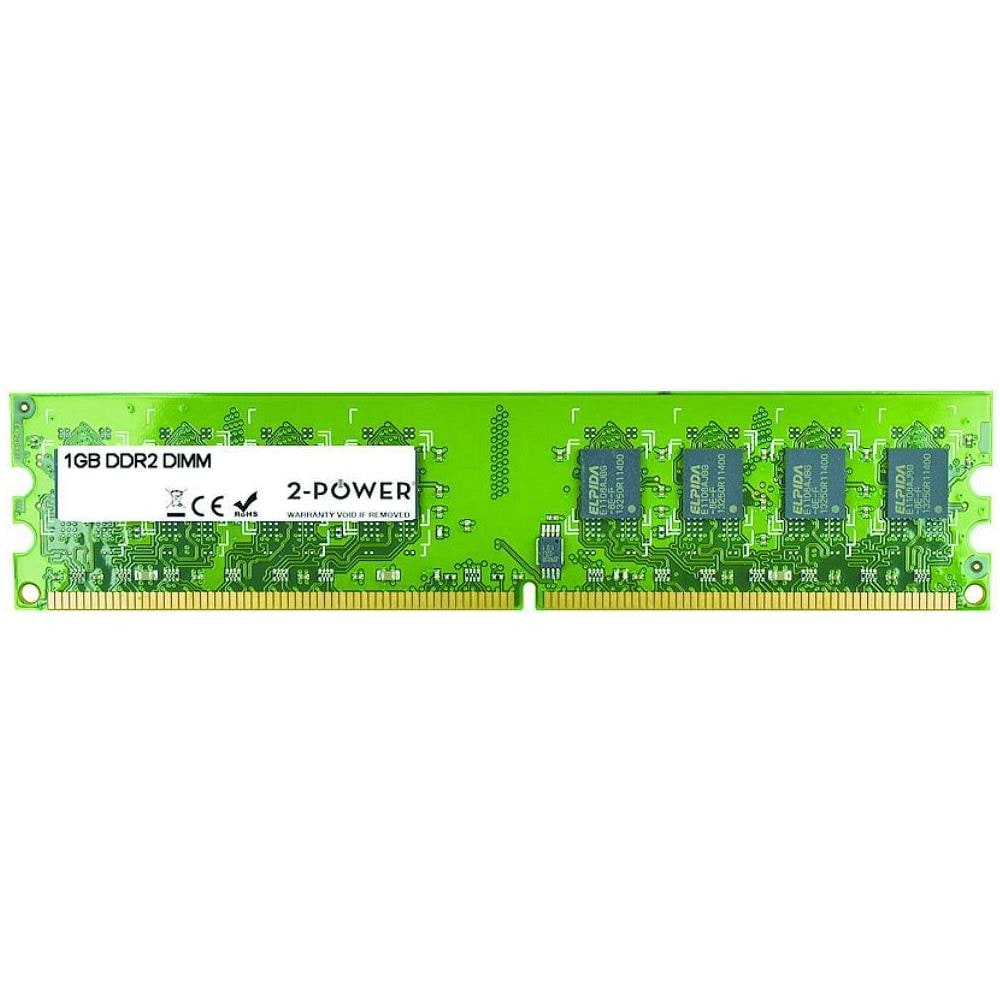 2-Power 1GB DDR2 667MHz DIMM, 1 GB, DDR2, 667 MHz, Verde, CE, RoHS - Foto 1