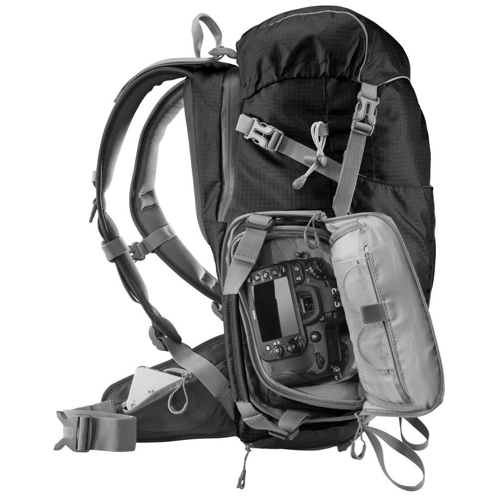 Zaino per Fotocamera Colore Nero e Grigio - Foto 12