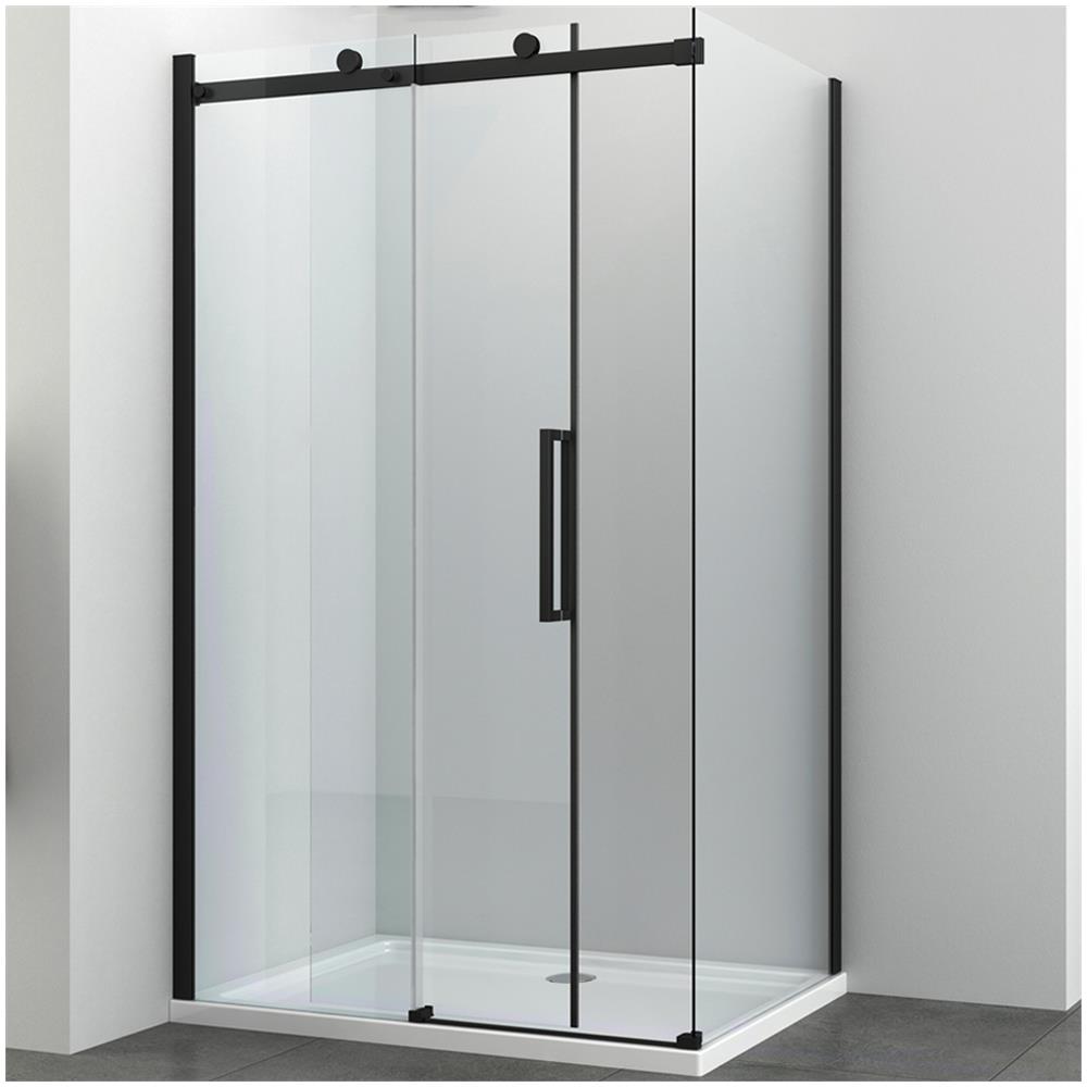 Box Cabina Doccia Angolare Corner Due Ante Scorrevoli Cristallo Temprato *** Misure : 87-89xh200 Cm - Foto 1