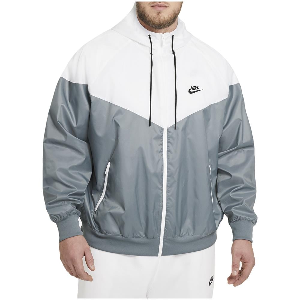 Giacca A Vento Da Uomo Con Cappuccio Windrunner Grigio Taglia S Cod Da0001-084 - Foto 4