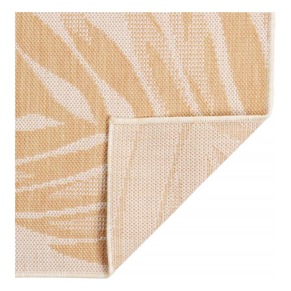 Tappeto Da Esterni A Tessitura Piatta 80x250 Cm Motivo A Foglie - Foto 2