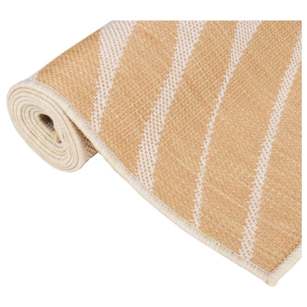 Tappeto Da Esterni A Tessitura Piatta 80x250 Cm Motivo A Foglie - Foto 3