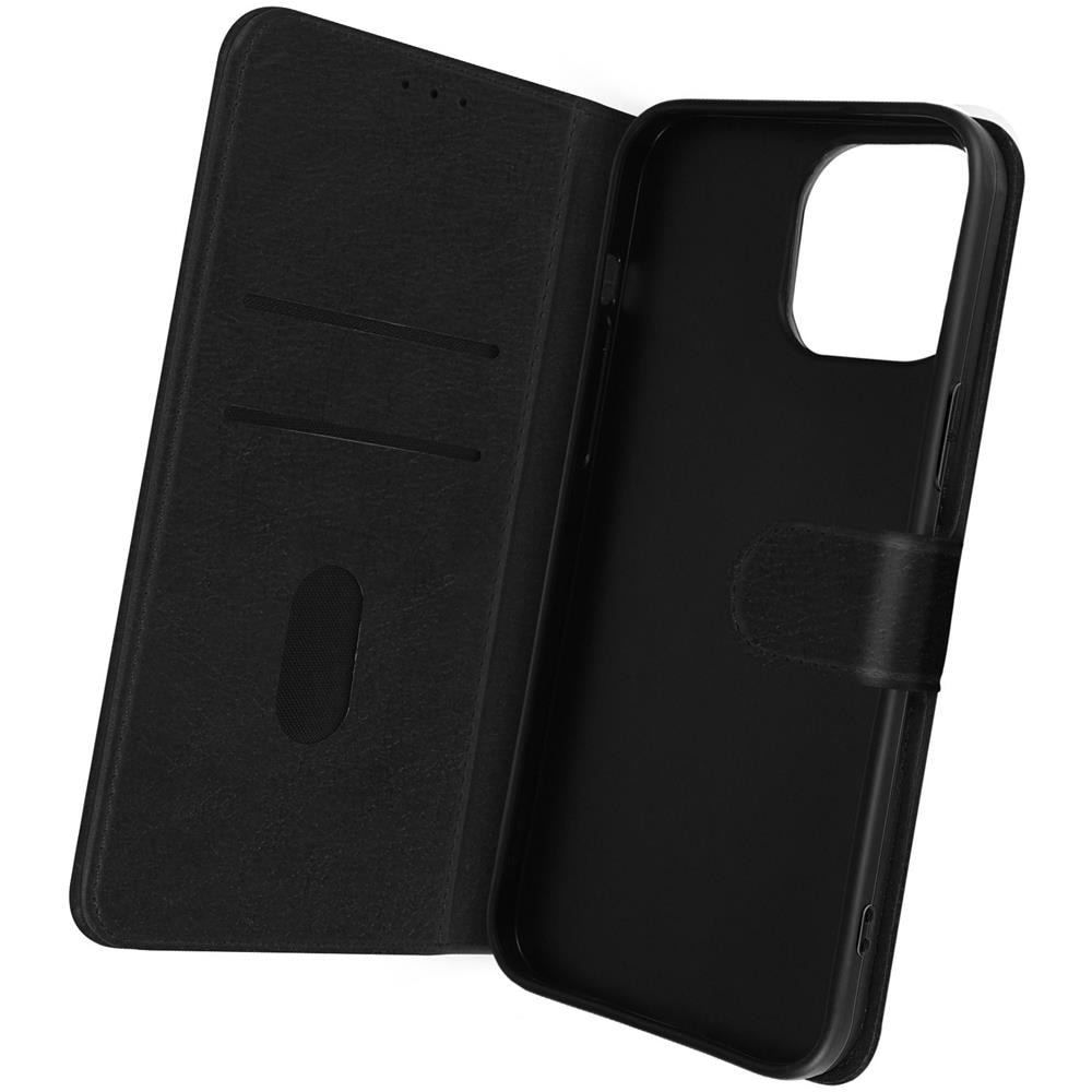 Custodia Per Iphone 14 Pro Max, Portacarte E Funzione Supporto Nera - Foto 1