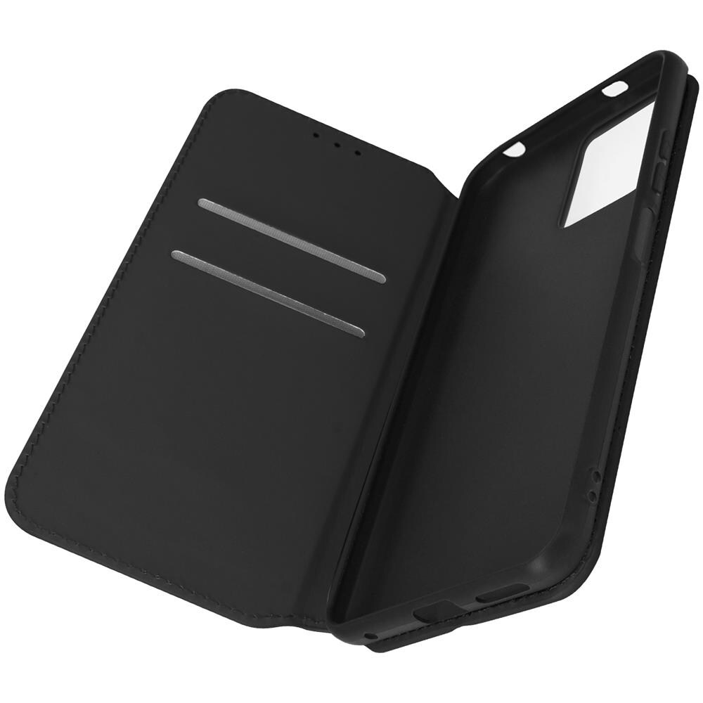 Custodia Per Xiaomi Redmi Note 12 4g Portafoglio Funzione Supporto Video Nera - Foto 2