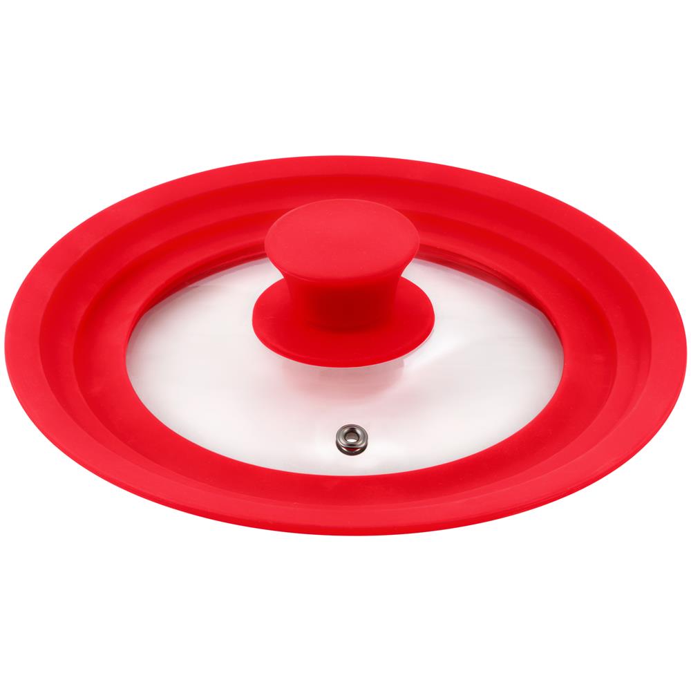 Set Di 3 Padelle """" Con Rivestimento In Marmo Ø16 Cm Ø20 Cm Ø24 Cm + Coperchio Universale Colorato, Vetro - Foto 2