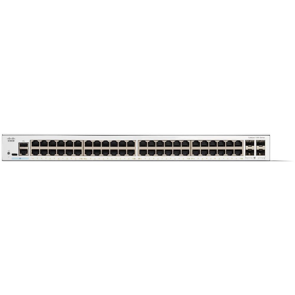 Switch C1300-48T-4G Gestito L2/L3 Gigabit Ethernet (10/100/1000) 48 x RJ-45 QoS CLI Bianco - Foto 2