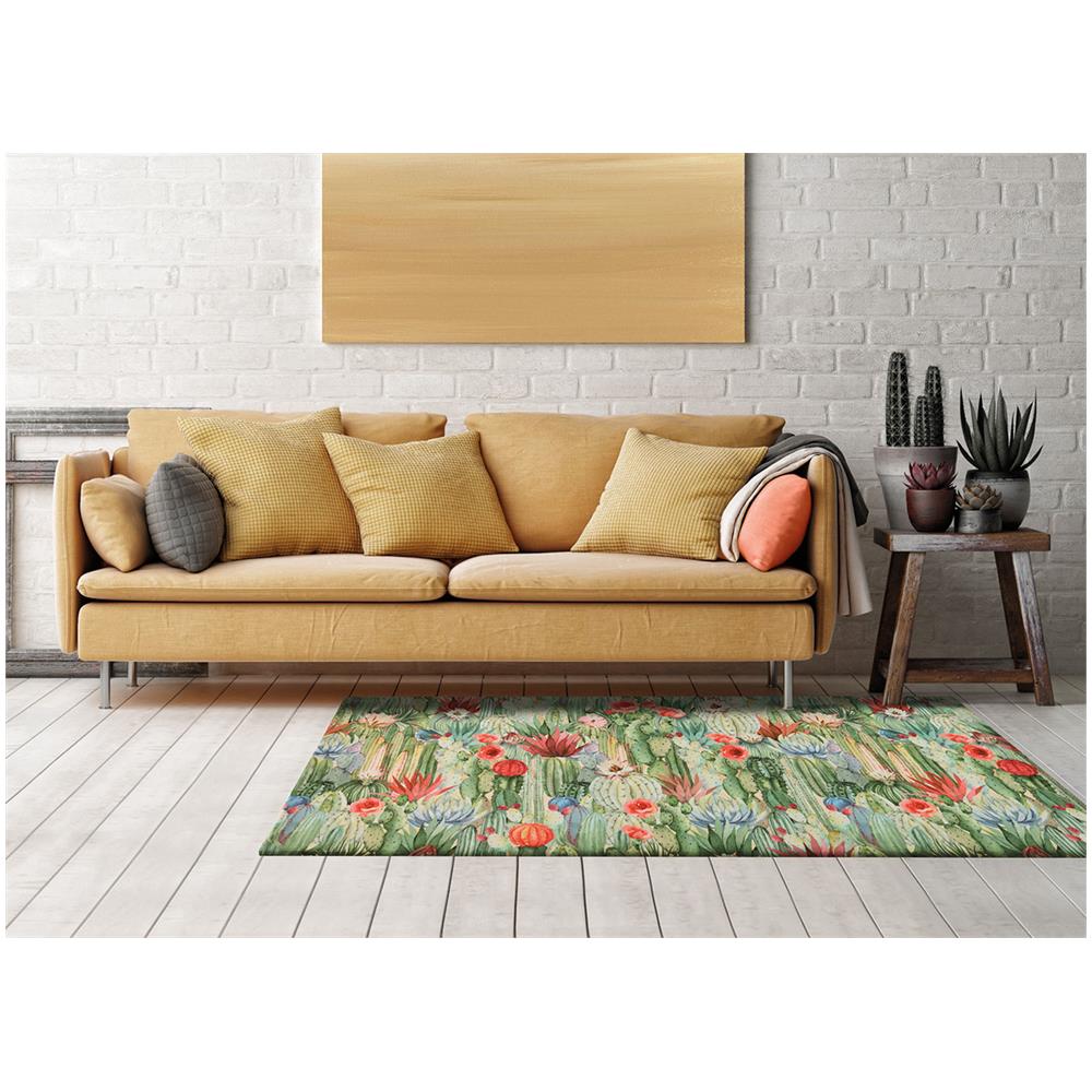 Tappeto Cucina Antiscivolo Stampa Digitale Emozioni Fantasia Tropicale By Suardi 58x140 Tropicale - Foto 5