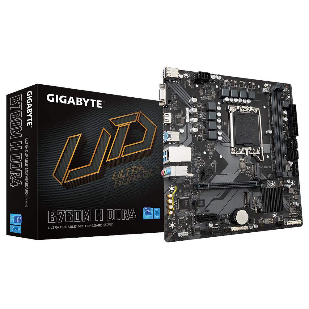 Scheda Madre B760M H DDR4 (rev. 1.0) Socket LGA 1700 Chipset B760 Micro ATX - Foto 1